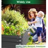 waaliji 3x3x1 FT Raised Garden Bed with Steel Cable, Elevated