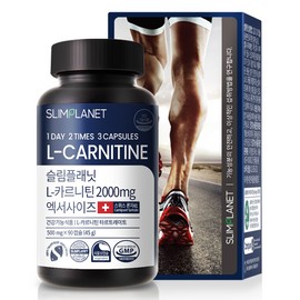Slim Planet L-Carnitine 2000mg Exercise, 90 Tablets, 1 Pack / 슬림플래닛 L 카르니틴 2000mg 엑서사이즈, 90정, 1개