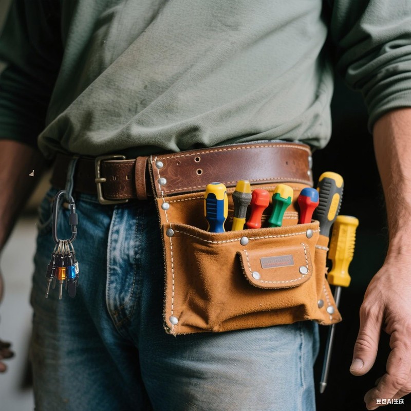 Push Unlock Bit Holder Keychain - 6PC 1/4" Hex Quick