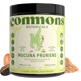 Hongos Adaptógenos - Frijol Mucuna - Extracto Puro en Polvo 100 gr - Suplemento Alimenticio Natural - Apoyo para el Estrés - 100% Orgánico
