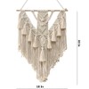 BMIDRUT Hanging Macrame Tapestry Woven Boho Wall Art Handmade Macrame