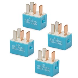 90987-02027 156700-2870 Relay 4 pcs 12V 4 pin Multi Relay Compatible with Toyota AVALON COROLLA CAMRY TUNDRA TACOMA RAV4 4RUNNER PRIUS Compatible with LEXUS RX350 IS300 GX460 90080-87026 90987-02028