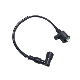 Ignition Coil Kit with Solenoid Relay Voltage Regulator Spark Plug Compatible with 50cc 70cc 90cc 110cc 125cc ATV Go Kart Dirt Bike Pit Bike