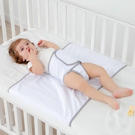 Anti Rolled Over Belly Band Fixed Swaddles Blanket Cotton Detachable Multifunctional Soothe Anti Falling Anti Rolled Over Belly Band for Sleep