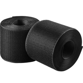 WILLBOND 20 Feet Cable Grip Floor Cable Cover Cord Cable Protector Carpet Cable Management, Hold Cords in Place, Only for Commercial Office Carpet, Protect Cords Prevent a Trip Hazard (Black)