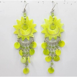 Alpaca Earrings crafts HANDMADE Peru 3 PAIRS) (original photography)