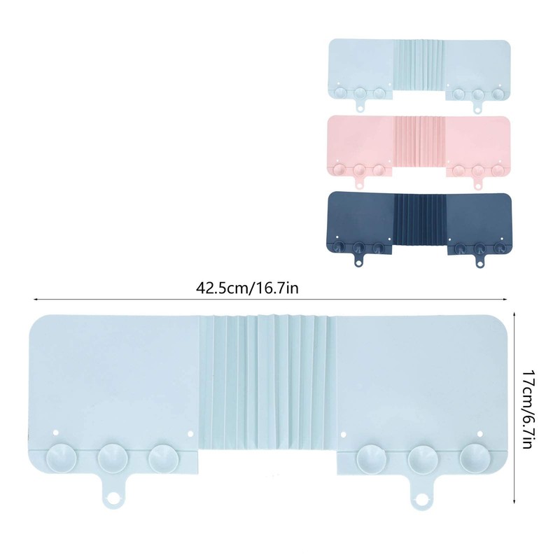 Sink Splash Guard, Foldable Waterproof TPR Water Splatter Shield with