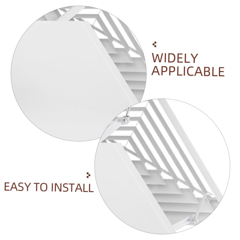 SHOWERORO 2pcs Central Air Conditioning Windshield Deflector with Convenient Hook