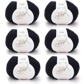 ggh Tavira Box | 6 x 50 g (total 300 g) cotton for knitting or crocheting - colour 039 - powder