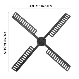 INOOMP Garden Windmill Blades, Outdoor Waterproof Wind Mill Accessories, Large Resin Garden Windmill Blades for Yard Decor and Patio Spinners