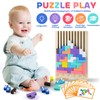 Wooden Puzzle Tetris Educational Toy from 3 4 5 6