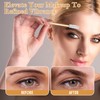 230 Pcs Brow Lamination Supplies with Plastic Box Wooden Micro