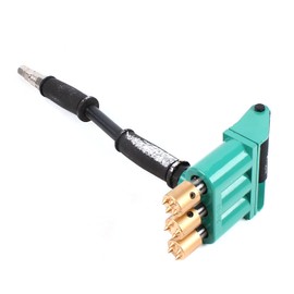 Pneumatic Concrete Chisel, Hand-Held Workshop Equipment Chiseling Machine, 3-Head Concrete Chisel Hammer Depth 3-5mm for Bridges, Tunnels, Subway Construction, Dam Reinforcement