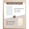 TREEWELL 2-Pack Single Blank Wall Plates, Durable Solid Zinc Alloy