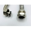 Flexi Tap Connector 15mm x 1/2" BSP Bent Easy Connect