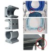 DeaHea 10 Pack Toilet Seat Riser Cushion Mount Clamp Replacement