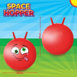 abeec Space Hopper - Space Hoppers For Kids - Outdoor Toddler Toys - Garden Toys - Gifts For Kids - Jumping Ball - Toddler Outdoor Play Equipment - Bouncy Hopper
