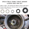 Sporthfish Thrust Washer Snap Ring Kit Compatible with Ford Super