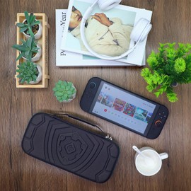 sisma スリムケース Switch 2 専用 セミハードケース Switch2 本体収納ポーチ 保護 ケース 耐衝撃 薄型 ポーチ 『黒色の特別版』