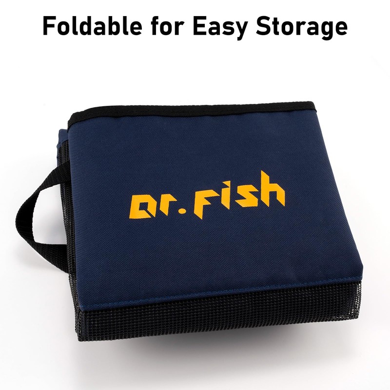 Dr.Fish Boat Trash Bags Outdoor Trash Can Oversize Hoop Mesh