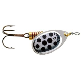 Mepps Aglia Spinner-Silver / Black-Size 2-4.5 g by Cormoran