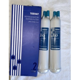 TEEHAY Refrigerator Water Filter Model #TH-06 Replace for Filter3  (2 Pack)