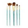 Royal & Langnickel Menta, 5pc Oval Wash Variety Brush Set,