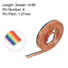 uxcell IDC Rainbow Wire Flat Ribbon Cable 8P 1.27mm Pitch