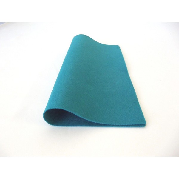 Acrylic Felt Baize Craft/Poker Fabric Material - Teal, 1Mtr 150cm