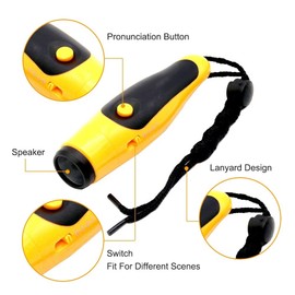 MiOYOOW Electronic Whistle, Handheld Whistle 3 Tone High Volume Emergency Whistle with Lanyard Safety Whistle for Referees Teacher