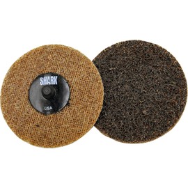 SHARK 3-Inch Quick Change Surface Conditioning Discs, Brown, 25EA, Grit-Coarse