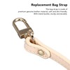 Leather Bag Strap 41.33 to 48.03in Adjustable 0.35in Wide Replacement