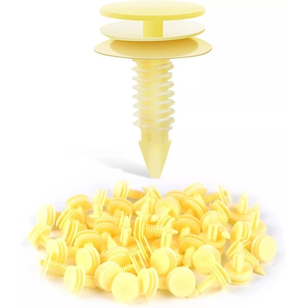 Nilight 50Pcs Front Door Trim Panel Retainers Clips 2 Years