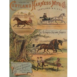 Cortland Harness Co. of Cortland, New York NEW METAL SIGN: 9x12" Ships Free