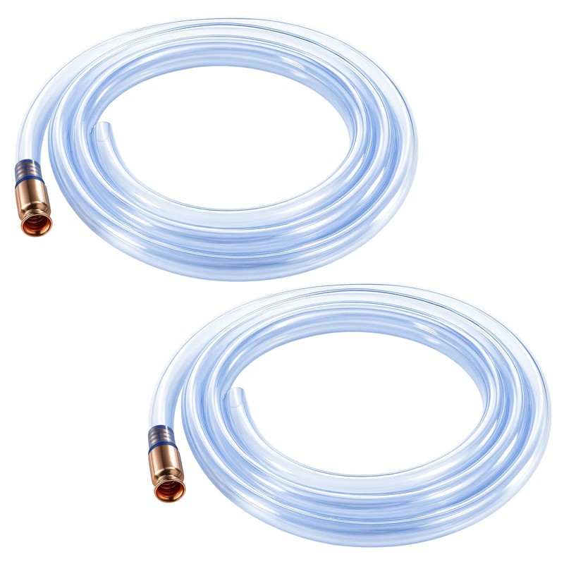 wadoy Siphon Hose Gas/Oil/Water/Fuel Transfer Siphon Hand Pump Self Priming