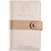 Lumbor37 Funda para Pasaporte, Cartera con Bloqueo Rfid Caja de