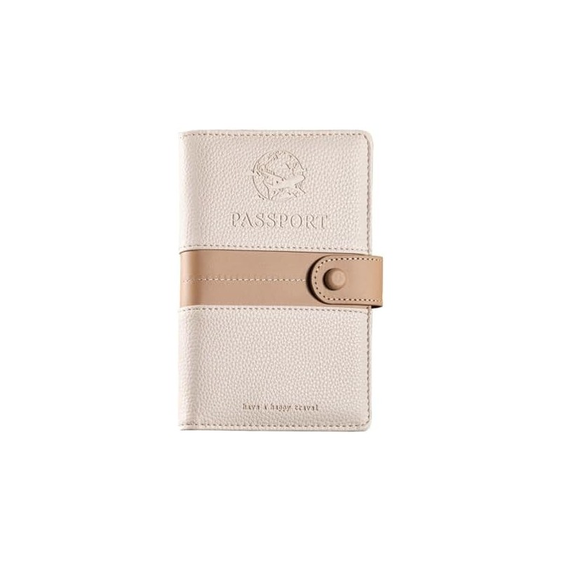 Lumbor37 Funda para Pasaporte, Cartera con Bloqueo Rfid Caja de