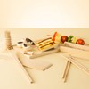 tuuli Kitchen Wooden BBQ Grill Tool Utensils Set (Chopping Board,