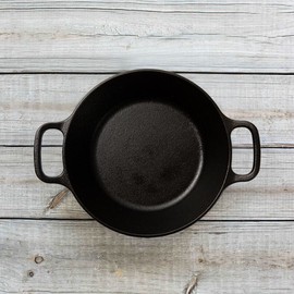 [Lodge] Cast Iron 8 inches (21cm) Skillet Server V979 / [롯지] 캐스트아이언 8인치(21cm) 스킬렛 서버 V979