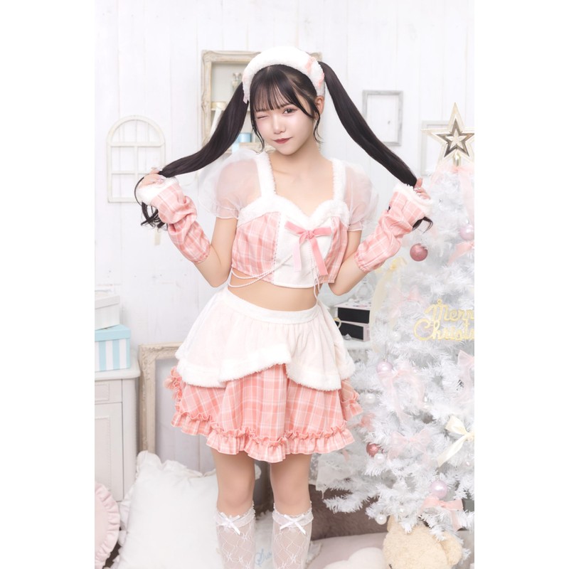Clearstone Women's Lyrical Palette Cosplay Christmas Twinkle Santa Pink
