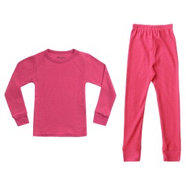 Just Love Conjunto de Ropa Interior térmica para niñas, Rosado, 6X