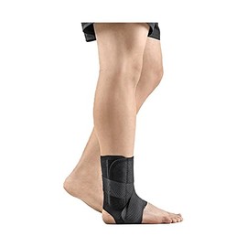 HIDROLIGHT - Ankle Brace - Compression Ankle Support for Sprained Ankle - Foot Brace Stabilizer for Women & Men, Adjustable Braces for Plantar Fasciitis Relief, Injury Recovery - Black, Large
