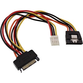 InLine® 29691 SATA SATA 15-Pin SATA 15-Pin SATA Power Cable – Power Cable (Male/Female, multi-coloured, multi-coloured)