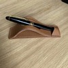 Handmade Leather fountain pen stand, Leather Pen Holder, Leather Desk