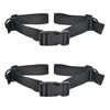 DEARBAG Pack of 2 Adjustable Chest Strap Backpack, Nylon Backpack