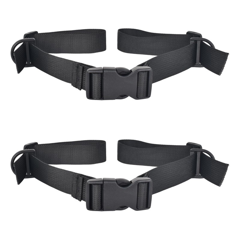 DEARBAG Pack of 2 Adjustable Chest Strap Backpack, Nylon Backpack
