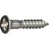 Trusco Nakayama Y842-2716 Countersunk Wood Screws, Stainless Steel, M2.7 x