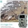 BLAZEVIDEO Wildlife Camera 48MP 1296P Night Vision Camera Deer Camera