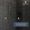 SANTRAS Shower Hose 1.25 m Plastic (PVC) in Bronze with