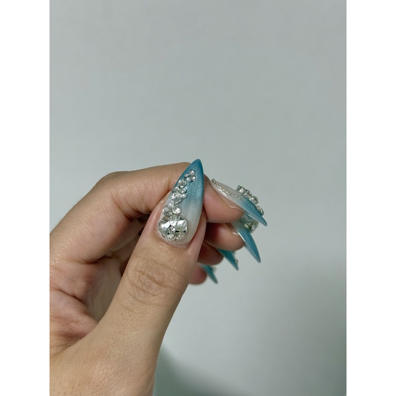 Summer Nail Magnetic Gel Blue Ocean Drop - S-Square /